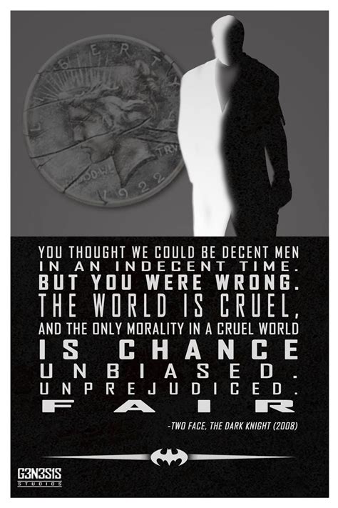 two face quotes batman